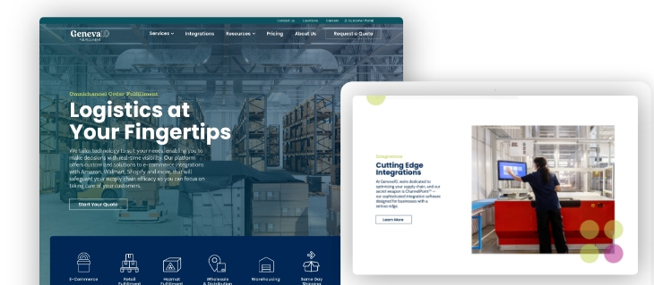 Geneva10 Launches New Logistics Website on FusionCMS