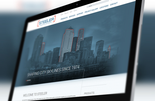 Steeler Inc.'s New Website Design